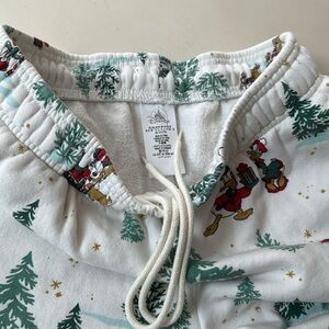 Disney Parks - Disneyland women’s holiday jogger sweatpants medium Mickey